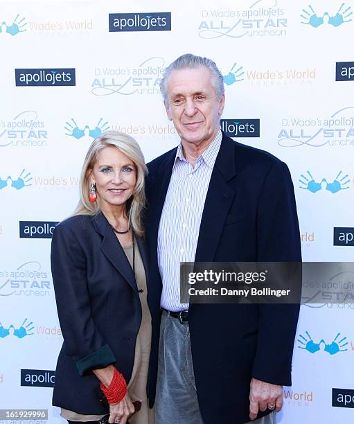 Pat Chris Riley Chris Riley and Pat Riley attend D. Wade's Apollo Jets All Star... News ...