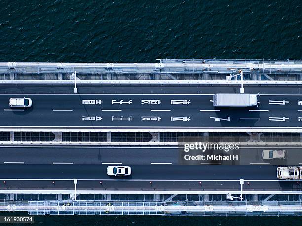 rainbow bridge in tokyo , japan - tokyo bay stock pictures, royalty-free photos & images