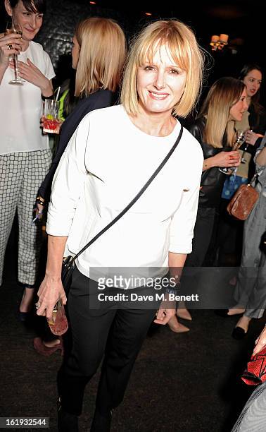 Jane Shepherdson attends the Whistles Limited Edition Autumn/Winter 2013 Collection party at The Arts Club on February 17, 2013 in London, England.