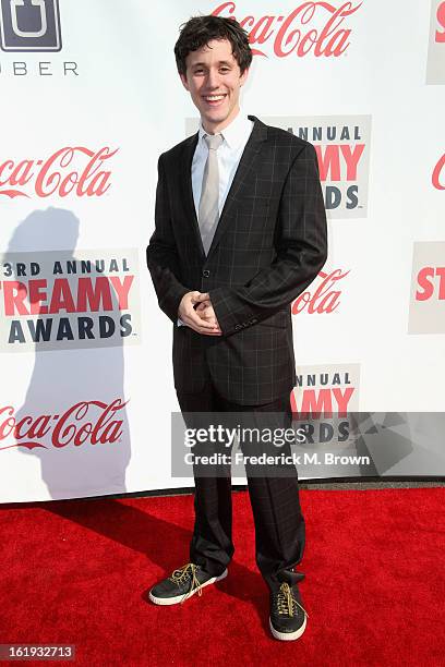 Hugo Snyder attends the 3rd Annual Streamy Awards at Hollywood Palladium on February 17, 2013 in Hollywood, California.