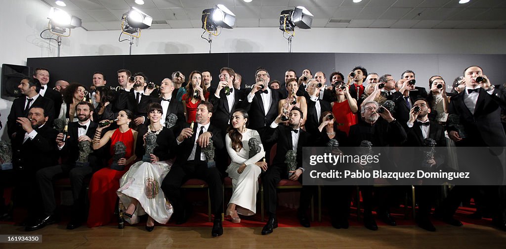 Goya Cinema Awards 2013 - Press Room