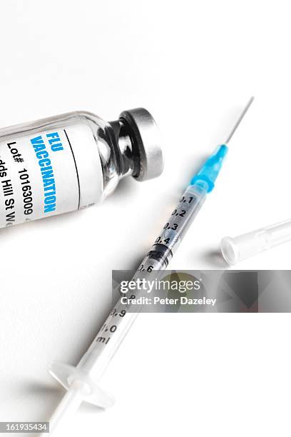 flu vaccination - flu vaccine stock pictures, royalty-free photos & images