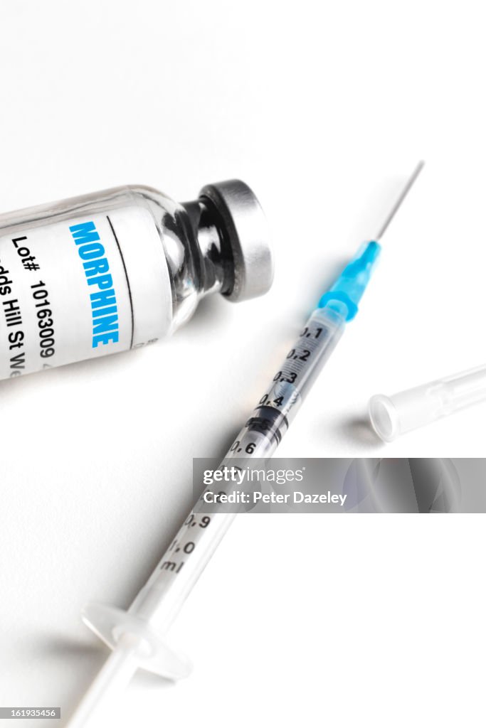 Morphine injection