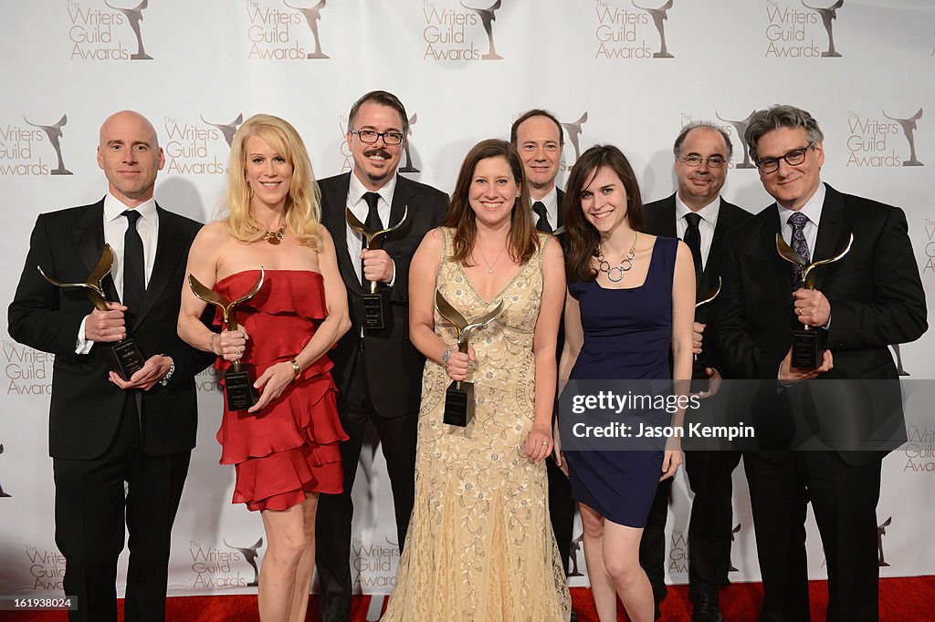2013 WGAw Writers Guild Awards - Press Room