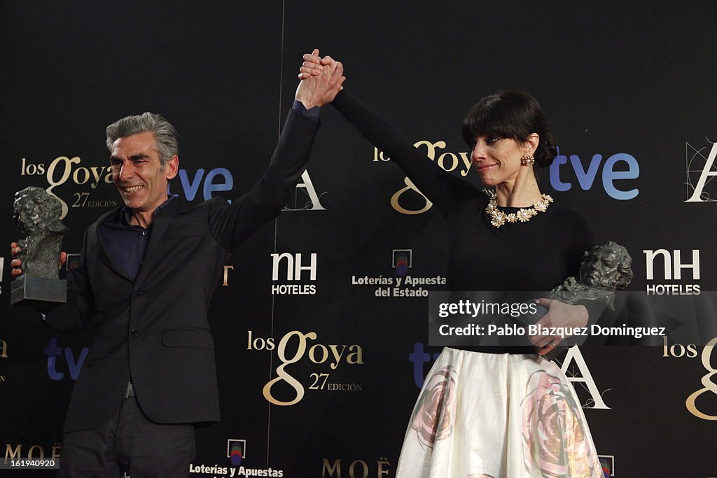 Goya Cinema Awards 2013 - Press Room