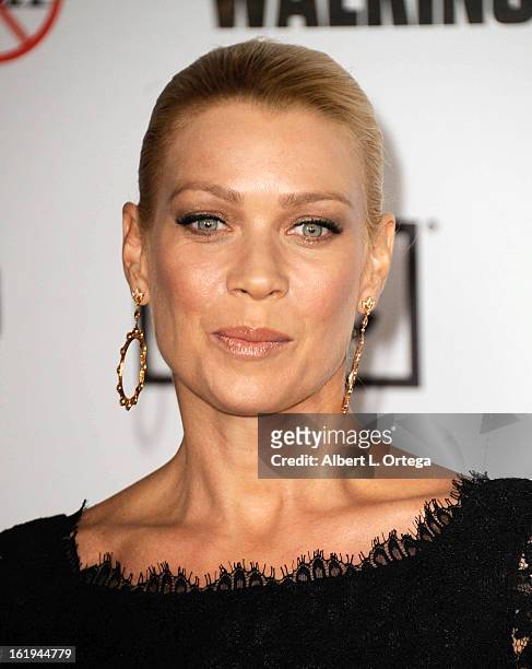 Actress Laurie Holden arrives for AMC's "The Walking Dead" Season 3 Premiere held at AMC Universal Citywalk Stadium 19 on October 4, 2012 in...