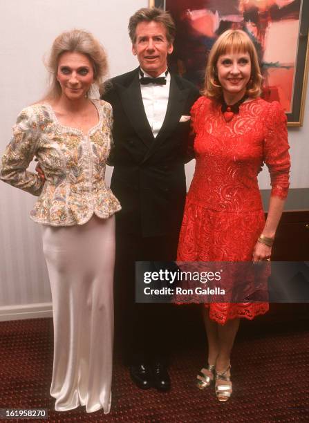 Singer Judy Collins, fashion designer Calvin Klein and TV reporter Pia Lindstrom attend the Screening of the Showtime Original Movie "Chantilly Lace"...