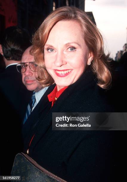 Reporter Pia Lindstrom attends the "Grease" Broadway Musical Opening Night Performance on May 11, 1994 at the Eugene O'Neill Theatre in New York City.