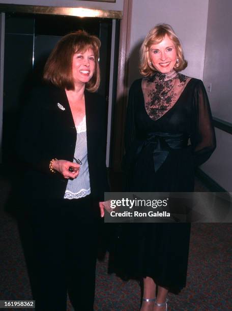 Actress Julienne Scanlon and TV reporter Pia Lindstrom attend the Sixth Annual Seeds of Hope Awards Dinner on November 6, 2002 at the New York Hilton...