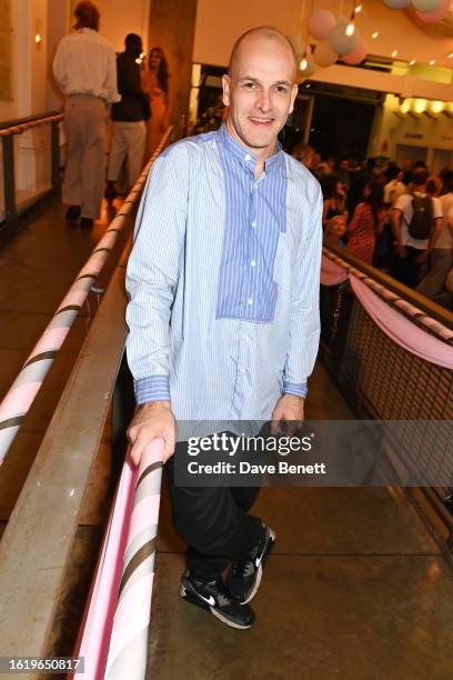 Jonny Lee Miller attends the press night after party for "A Mirror" at The Almeida Theatre on August 23, 2023 in London, England.