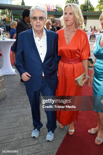 Frank Elstner and Britta Gessler during Werner Kimmig's 75th Birthday celebrations and 50th anniversary of Kimmig Entertainment GmbH at Europa-Park...