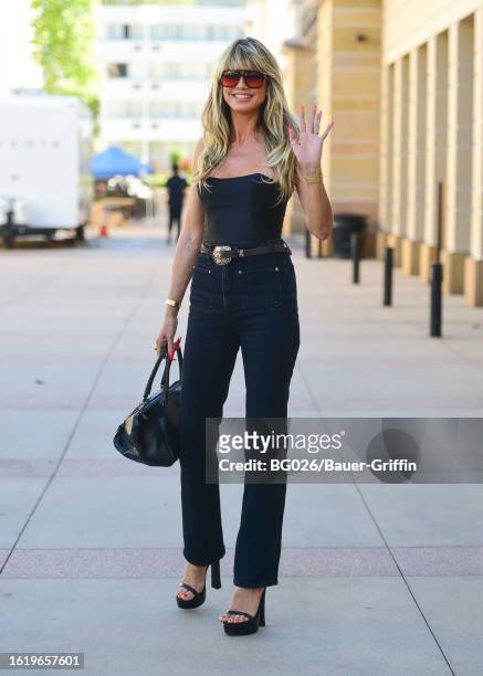Heidi Klum is seen on August 23, 2023 in Los Angeles, California.