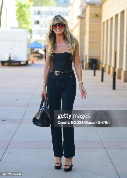 Heidi Klum is seen on August 23, 2023 in Los Angeles, California.