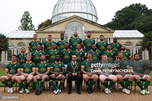 Old Rugby Player Rsa South Africa's players pose for the official team photograph at a ...