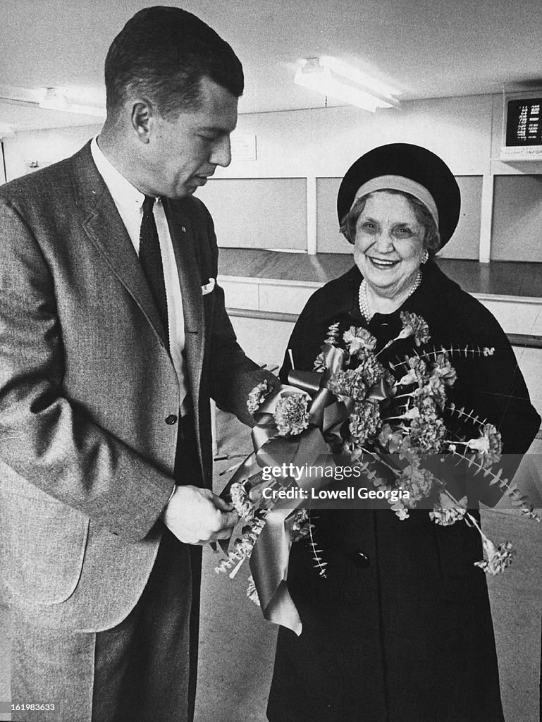 NOV 7 1963, NOV 13 1963, FEB 23 1964; Colorado Carnations for Perle Mesta; Shelby Harper, Chamber of