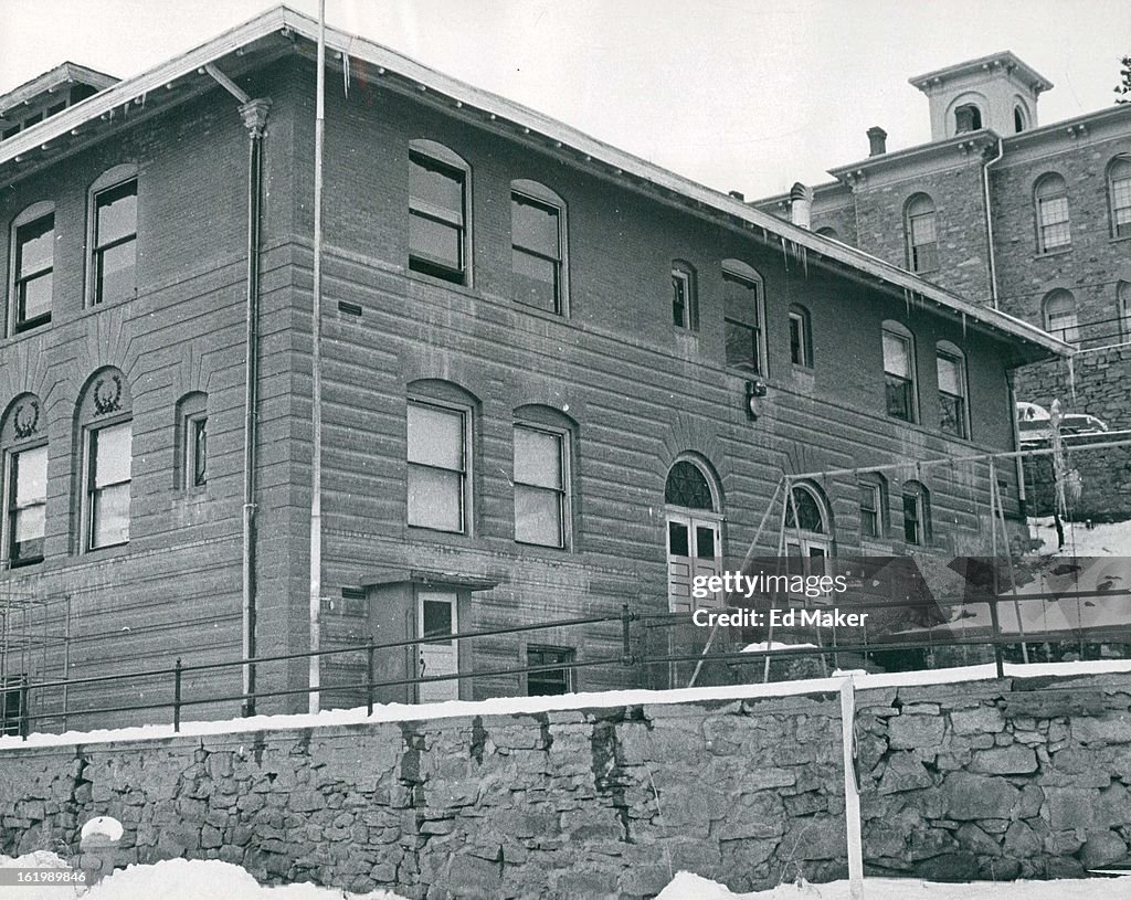 FEB 22 1966, FEB 23 1966; Clark Elementary School, Foreground, was Built in 1900, Gilpin County High