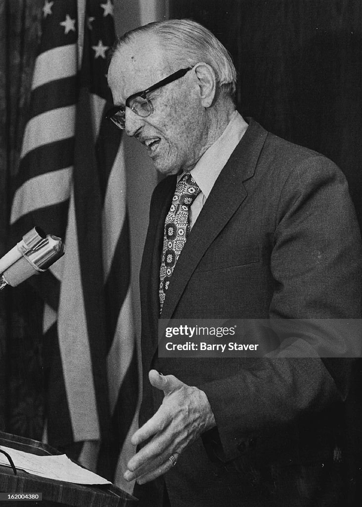 1971, JUL 6 1971, JUL 7 1971; Walter Judd; Former GOP congressman.;