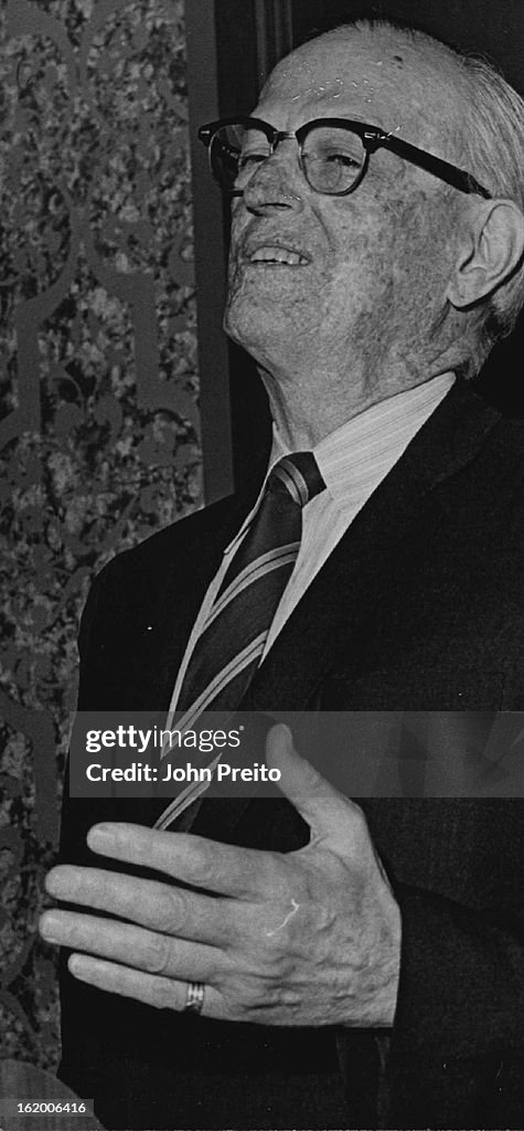 APR 30 1971, MAY 1 1971; Walter H. Judd; Expert on Asian policy.; Visit him? How can the people (und