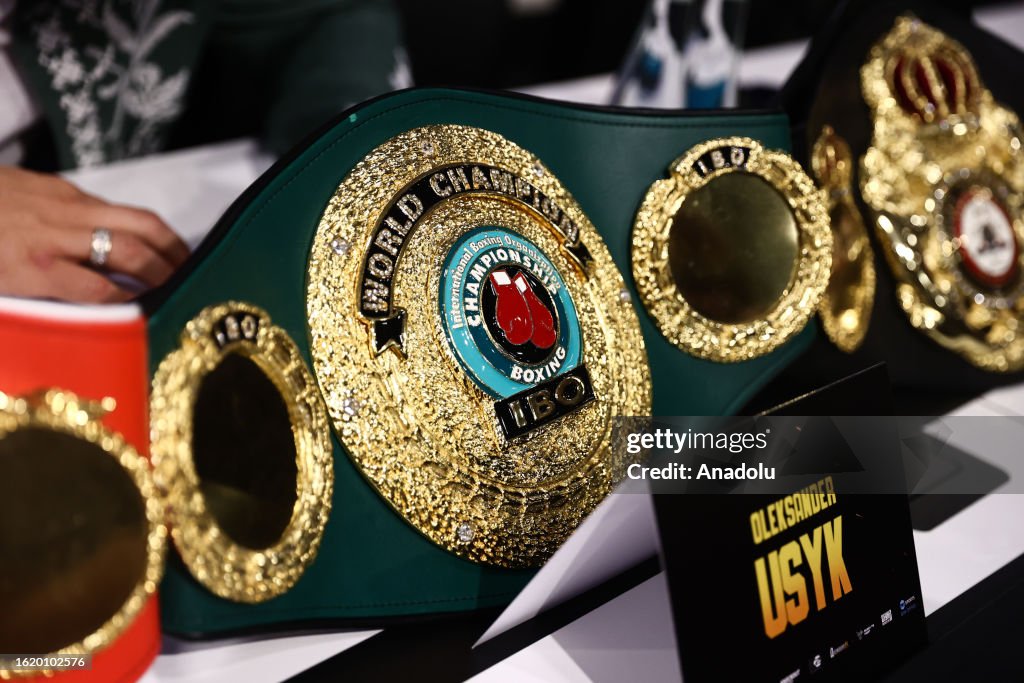 Press conference ahead of Oleksandr Usyk v Daniel Dubois fight in Wroclaw