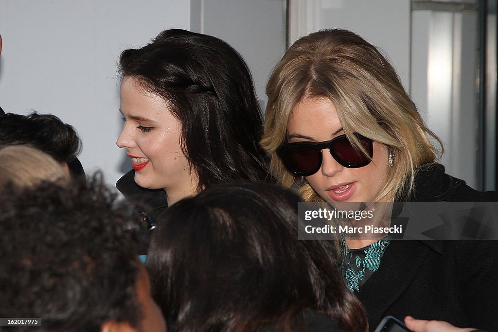 'Springbreakers' Cast Sighting In Paris - February 18, 2013