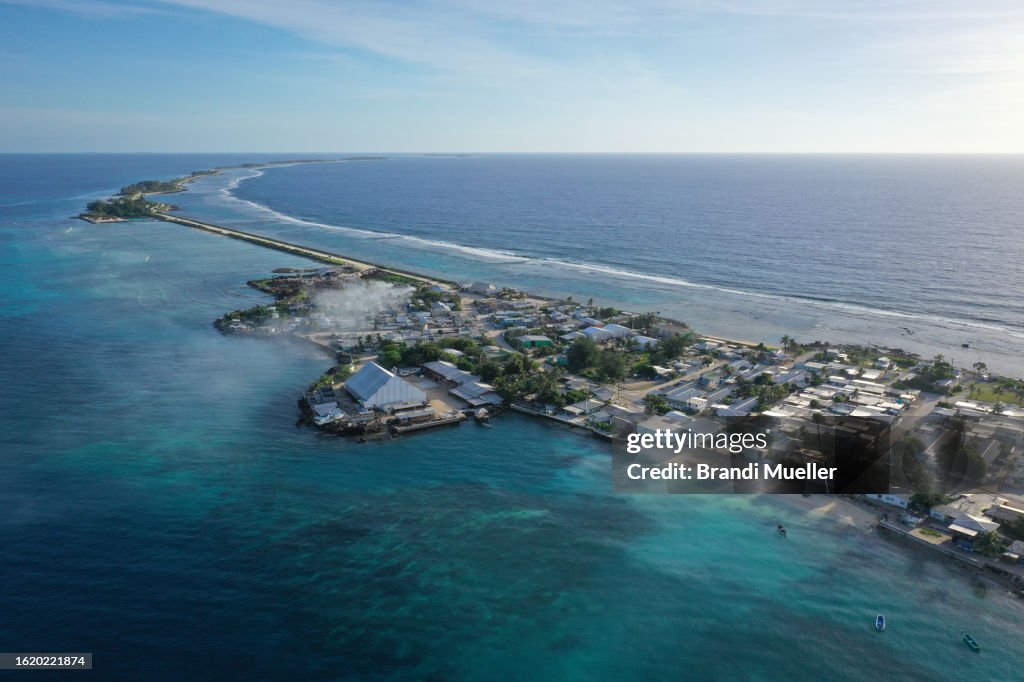 Ebeye Marshall Islands Aerial