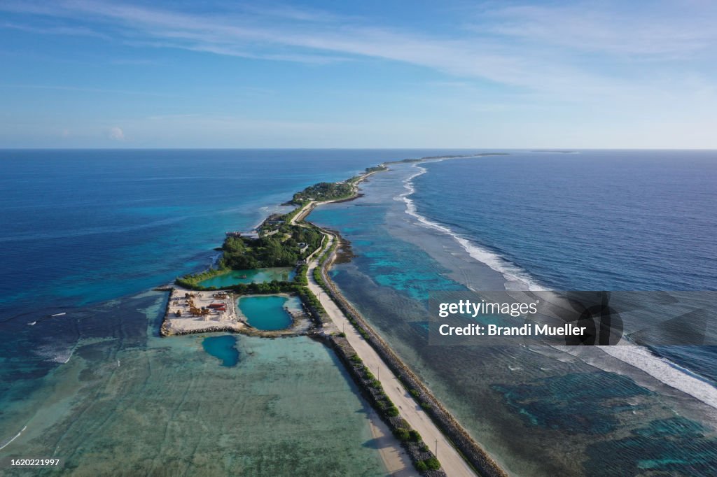 Ebeye Marshall Islands Aerial