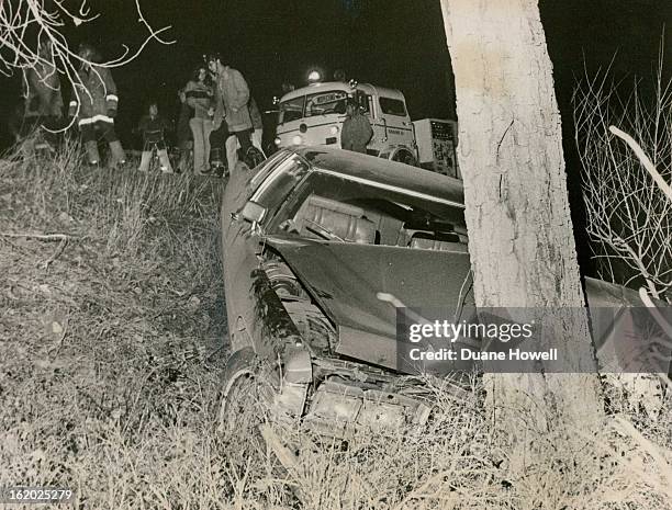 One Injured in Accident; This car ran off the road and smashed into a tree in the creek bed shortly before 9 p.m. Wednesday at Cherry Creek Drive...