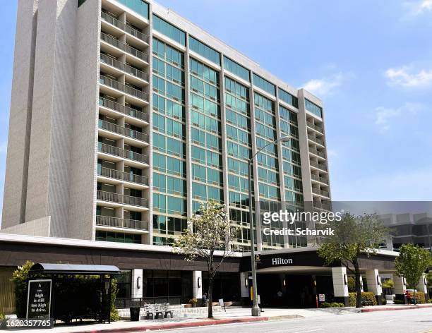 hilton hotel in pasadena, ca - capital hilton stock pictures, royalty-free photos & images