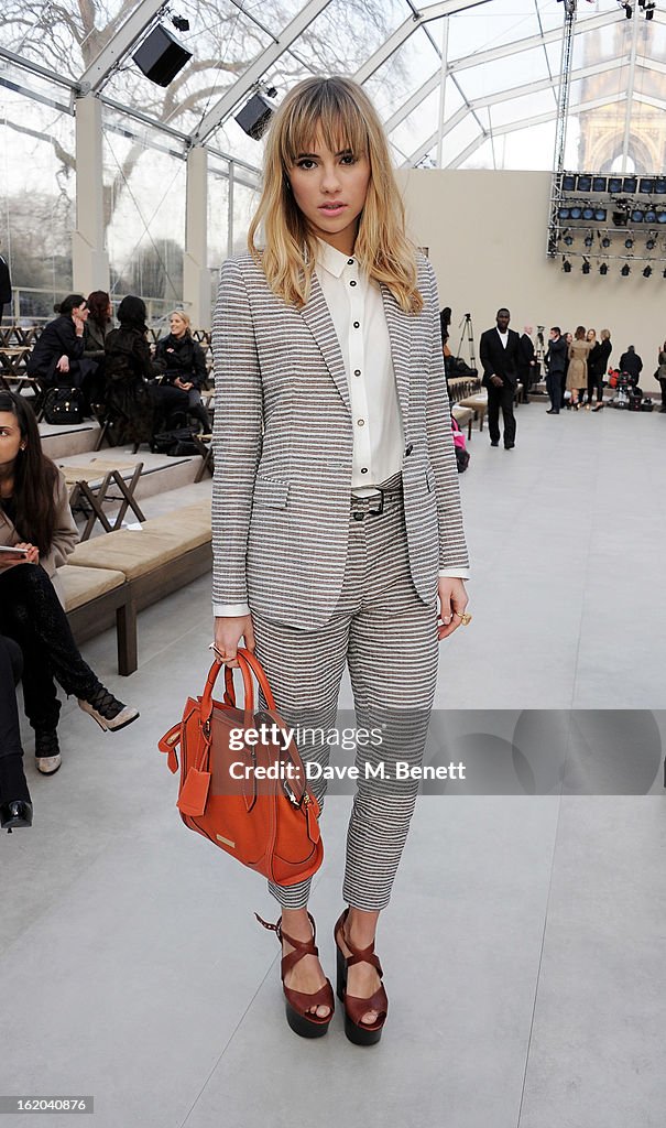 Burberry Prorsum Autumn Winter 2013 Womenswear Show - Front Row