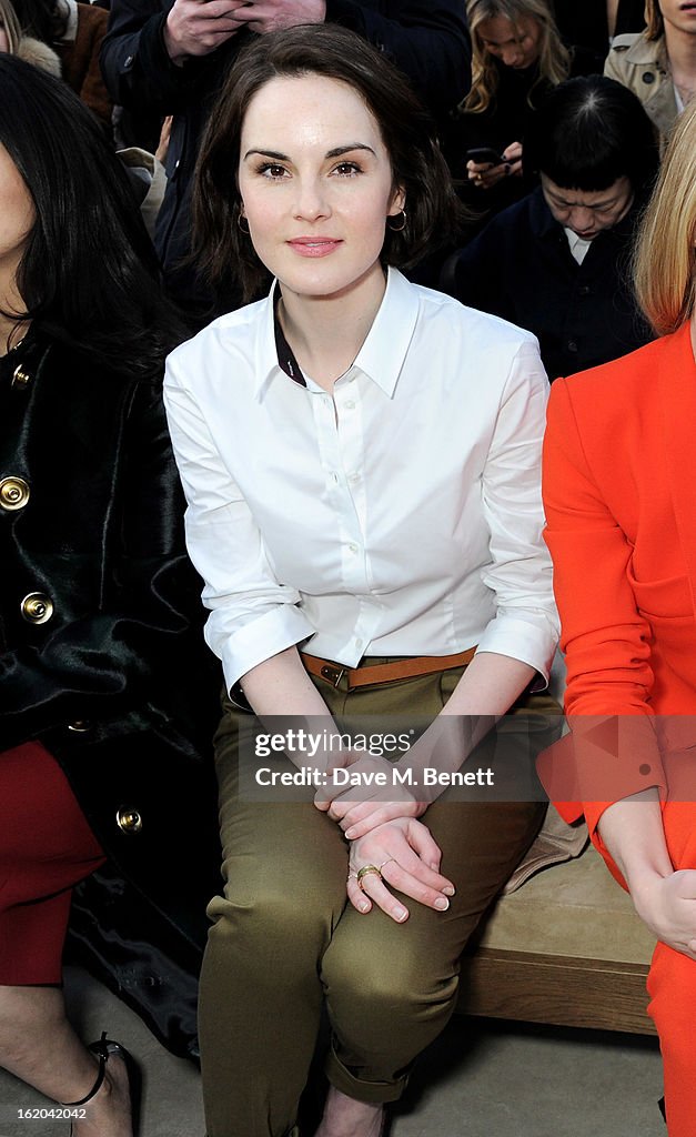 Burberry Prorsum Autumn Winter 2013 Womenswear Show - Front Row