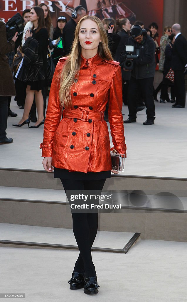 Burberry Prorsum - Arrivals - LFW F/W 2013