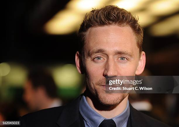 Tom Hiddleston attends the gala screening of 'Cloud Atlas' at The Curzon Mayfair on February 18, 2013 in London, England.