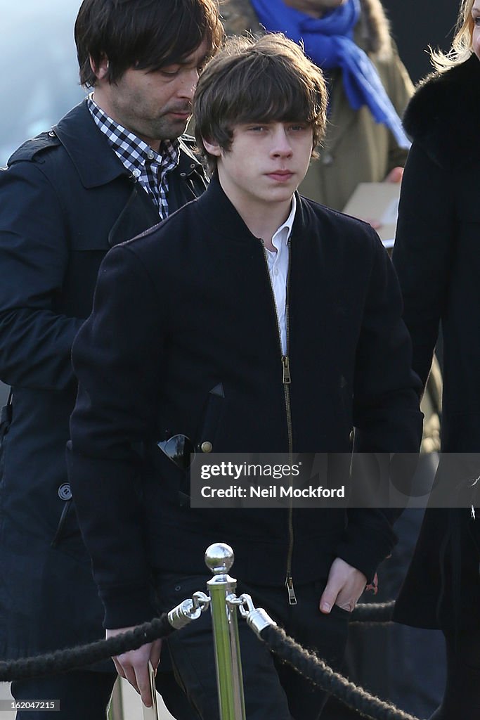 LFW F/W 2013 Burberry Prorsum Arrivals - February 18, 2013