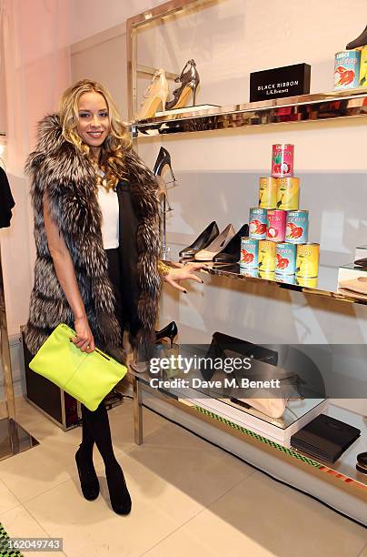 Noelle Reno attends as L.K. Bennett London and Caroline Issa launch their exclusive collection of shoes and handbags for Spring Summer 2013 at L.K....