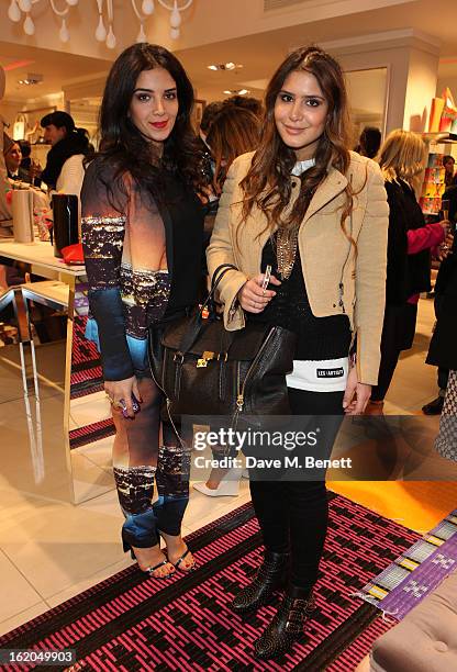 Guests attend as L.K. Bennett London and Caroline Issa launch their exclusive collection of shoes and handbags for Spring Summer 2013 at L.K. Bennett...