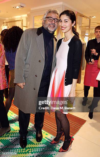 Bennett chairman Robert Bensoussan and Caroline Issa attend as L.K. Bennett London and Caroline Issa launch their exclusive collection of shoes and...