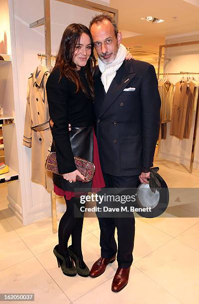 William Gilchrist attends as L.K. Bennett London and Caroline Issa launch their exclusive collection of shoes and handbags for Spring Summer 2013 at...