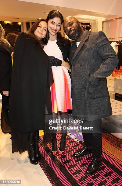Caroline Issa and guests attends as L.K. Bennett London and Caroline Issa launch their exclusive collection of shoes and handbags for Spring Summer...