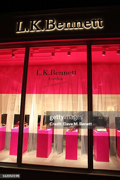 General view as L.K. Bennett London and Caroline Issa launch their exclusive collection of shoes and handbags for Spring Summer 2013 at L.K. Bennett...