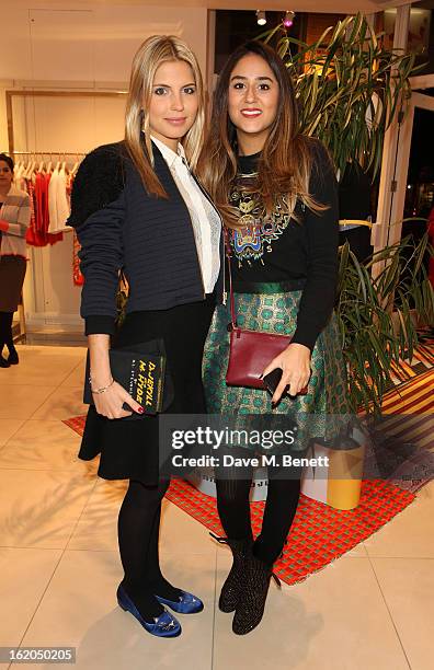 Guests attend as L.K. Bennett London and Caroline Issa launch their exclusive collection of shoes and handbags for Spring Summer 2013 at L.K. Bennett...