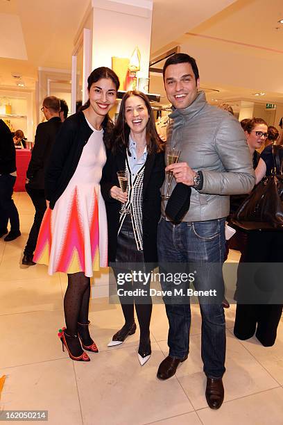 Caroline Issa and guests attends as L.K. Bennett London and Caroline Issa launch their exclusive collection of shoes and handbags for Spring Summer...