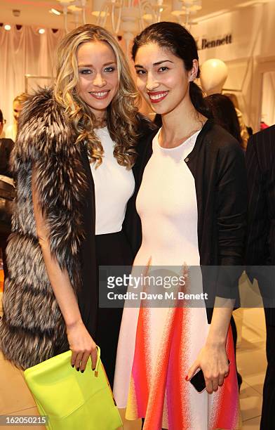 Noelle Reno and Caroline Issa attend as L.K. Bennett London and Caroline Issa launch their exclusive collection of shoes and handbags for Spring...
