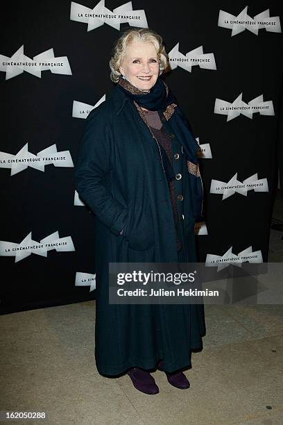 Marie-Christine Barrault attends the Maurice Pialat Exhibition And Retrospective Opening at Cinematheque Francaise on February 18, 2013 in Paris,...