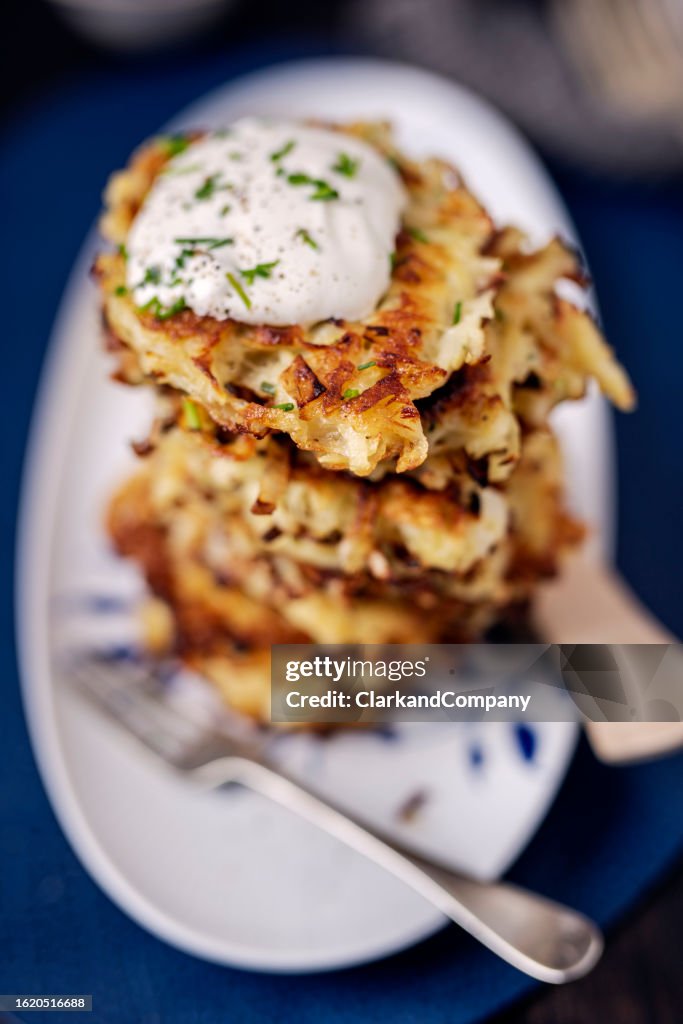 Freshly Made Latkes