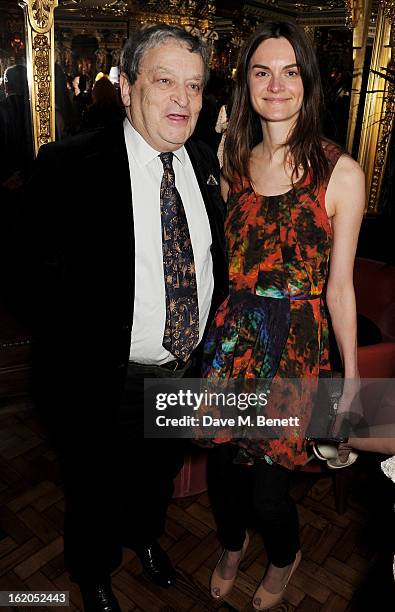 Norman Rosenthal attends the AnOther Magazine and Dazed & Confused party with Belvedere Vodka at the Cafe Royal hotel on February 18, 2013 in London,...