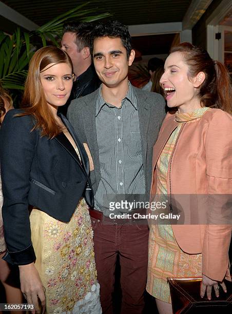 Actors Kate Mara wearing Juicy Couture, Max Minghella and Zoe Lister-Jones attend Vanity Fair and Juicy Couture's Celebration of the 2013 Vanities...