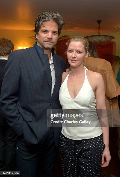 Director Tod Williams and actress Gretchen Mol wearing Juicy Couture attend Vanity Fair and Juicy Couture's Celebration of the 2013 Vanities...