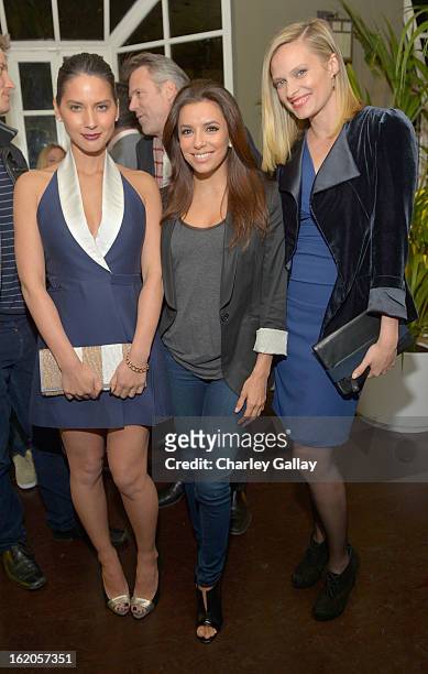 Actors Olivia Munn wearing Juicy Couture, Eva Longoria and Vinessa Shaw attend Vanity Fair and Juicy Couture's Celebration of the 2013 Vanities...