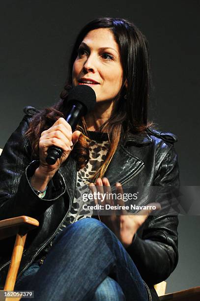 Director Lori Silverbush attends Apple Store Soho Presents: Meet The Filmmakers - "A Place At The Table" at Apple Store Soho on February 18, 2013 in...