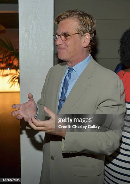 Writer Aaron Sorkin attends Vanity Fair and Juicy Couture's Celebration of the 2013 Vanities Calendar hosted by Vanity Fair West Coast Editor...